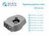 Quinta Studio QRV-004 Separate positive rivets, 0.7mm (0.028), 660 pcs